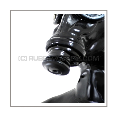 Thread cover with mouth for gas mask threads 40 mm
